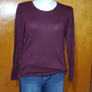 XL Worthington long sleeve sweater Cranberry